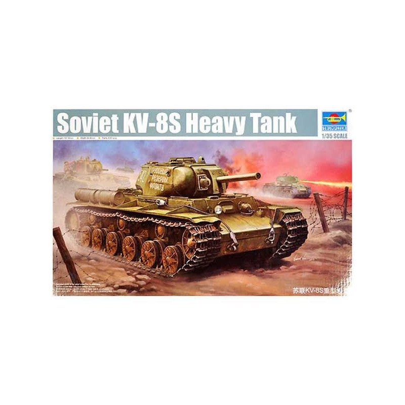 1:35 Trumpeter 01572 - КВ-8С / Soviet KV-8S Heavy Tank