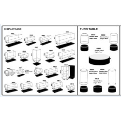 1:350 / 1:500 / 1:700 Trumpeter - Display Case / Clear Box (L/W/H in mm) 359x89x89