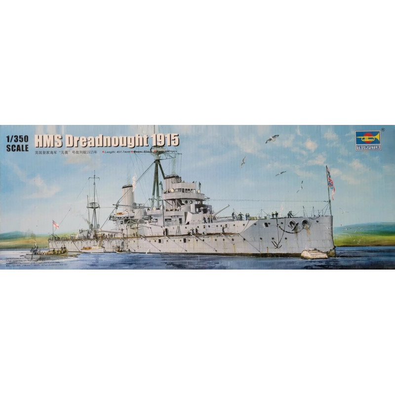 1:350 Trumpeter 05329 - HMS Dreadnought 1915