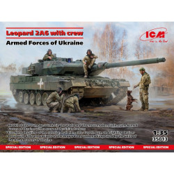 1:35 ICM 35013 - Leopard 2A6 of the Armed Forces of Ukraine with crew