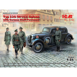 1:35 ICM 35539 - Typ 320 (W142) Saloon with German Staff Personnel (4 figures)