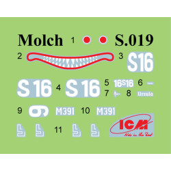 1:72 ICM S.019 - U-Boat Type 'Molch', WWII German Midget Submarine