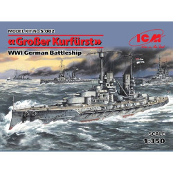 1:350 ICM S.002 - "Großer Kurfürst", WWI German Battleship