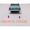 1:43 Auto Parts 43002-O - 2 piece tail lights for GAZ-24-01 "Volga" / GAZ-24-02 "Volga" - Orange color.