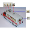 1:43 Auto Parts 43043h - RAF-2203 "Latvija" Фары и другие детали для машины скорой помощи РАФ-2203
