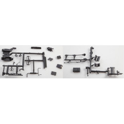 1:43 AVD Models 1401 - УРАЛ-43204-10 лесовоз с прицепом, сборная модель / URAL-43204-10, model kit