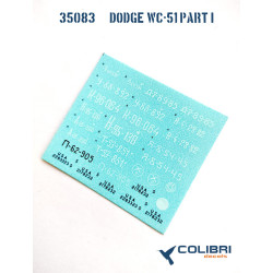 1:35 Colibri Decals 35083 - Dodge WC-51. Part 1