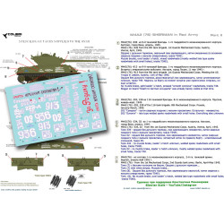 1:72 Colibri Decals 72140 - M4A2 Sherman (76) in Red Army, Part 2