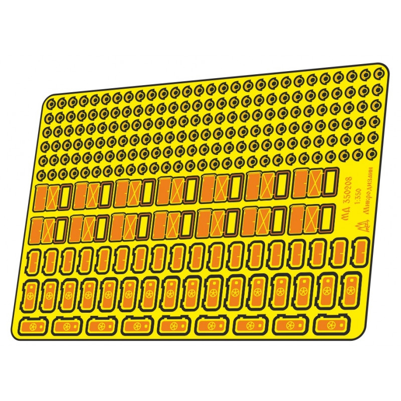 1:350 MicroDesign MD350208 - Ship portholes & Doors