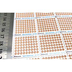 1:350 MicroDesign MD350223 - Круги спасательные (современный флот), цветные