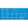 1:87 C3D Decals DZD008 - Набор декалей для тепловоза ТЭ1
