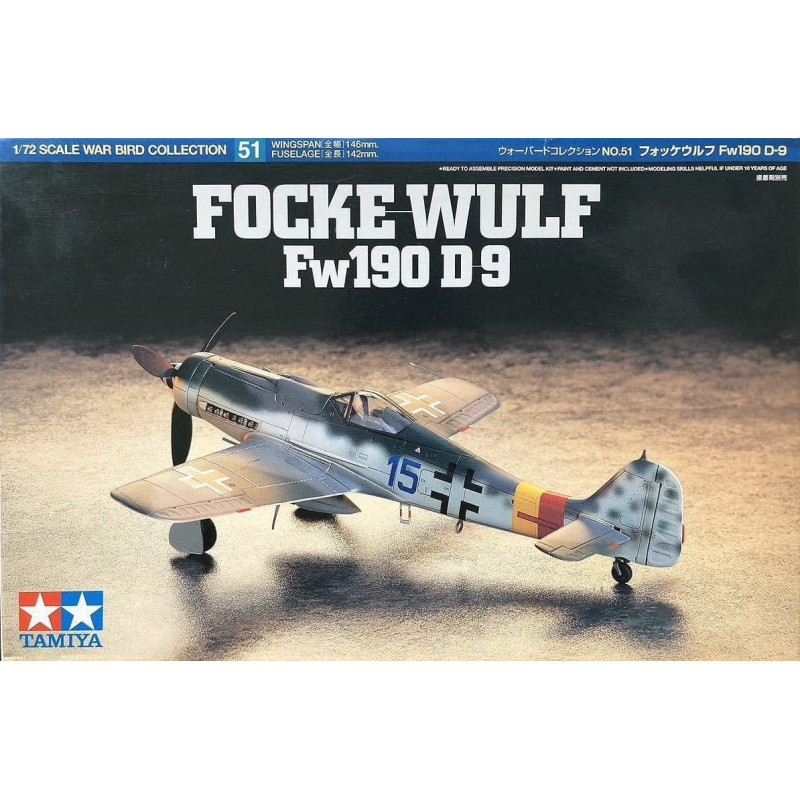 1:72 Tamiya 60751 - Focke-Wulf FW-190 D9