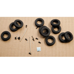 1:43 AVD Models 7075 - Седельный тягач ЗИЛ-130В1 с полуприцепом ОДАЗ-794, сборная модель