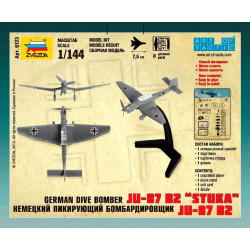 1:144 Zvezda 6123 German dive bomber Ju-87 B2 "STUKA"