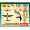 1:144 Zvezda 6123 German dive bomber Ju-87 B2 "STUKA"
