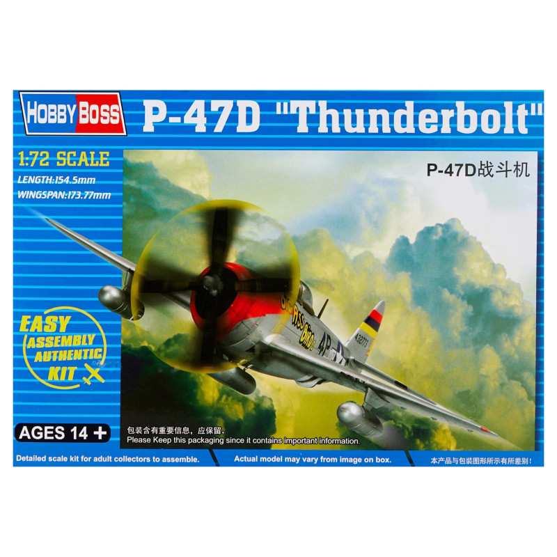 1:72 Hobby Boss 80257 - P-47D Thunderbolt