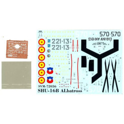 1:72 Sova-M 72036 - SHU-16B Albatross Chile & Spain, amphibian aircraft