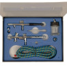 Fengda BD-280K - Set x 2 Airbrush with 0,2mm, 0,3mm 0,35mm and 0,5mm needle/nozzle and hose