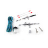 Fengda BD-280K - Set x 2 Airbrush with 0,2mm, 0,3mm 0,35mm and 0,5mm needle/nozzle and hose