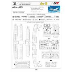 1:48 A&A Models 4815 - Antonov An-3 Turboprop biplane