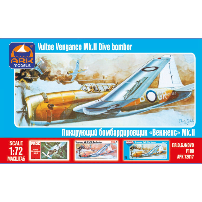 1:72 Ark Models 72017 - Vultee Vengeance II Mk.II dive bomber