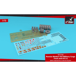 1:72 Armory AR72448-R - KAMAZ-43114 Russian Modern 6x6 Military Cargo Truck