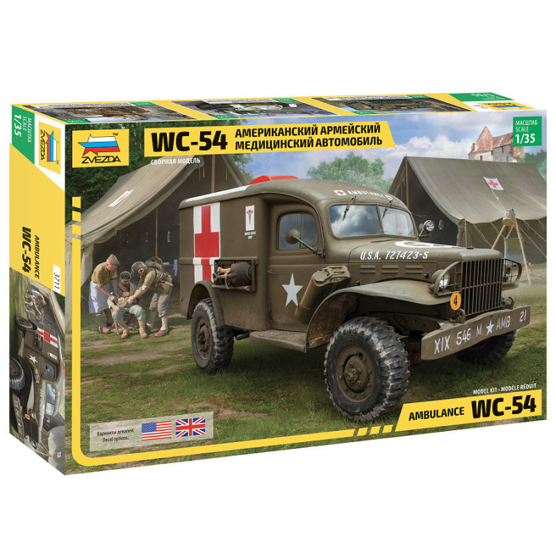 1:35 Zvezda 3711 - WC-54 Ambulance