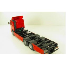 1:50 Cararama - Фургон Volvo FH12, красно-белый