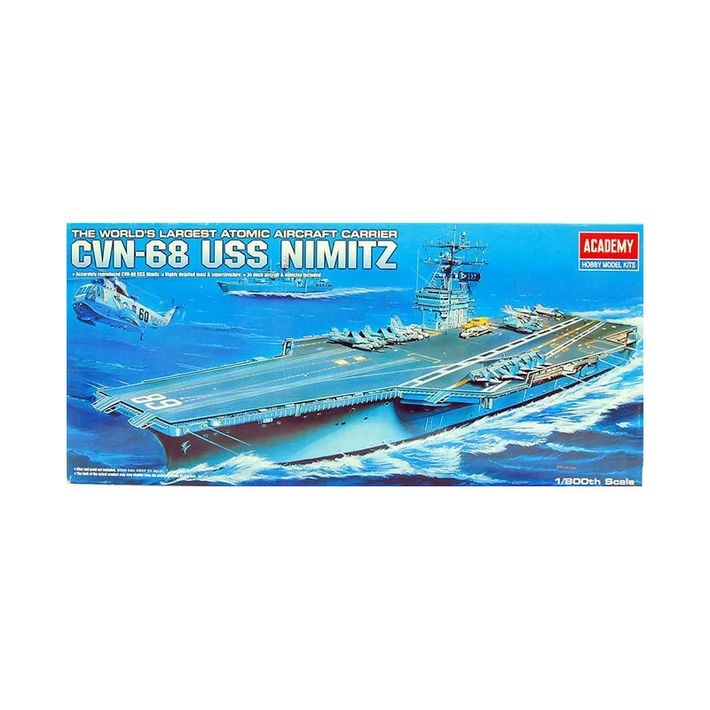 1:800 Academy 14213 - Aircraft Carrier USS Eisenhower (CVN-68)