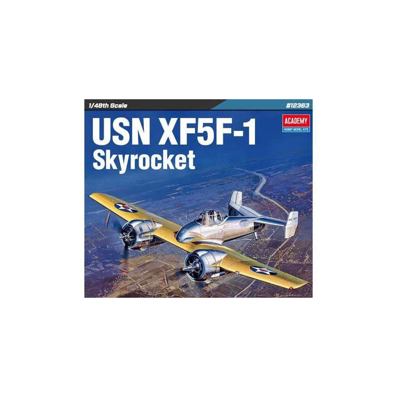 1:48 Academy 12363 - USN Grumman XF5F-1 Skyrocket