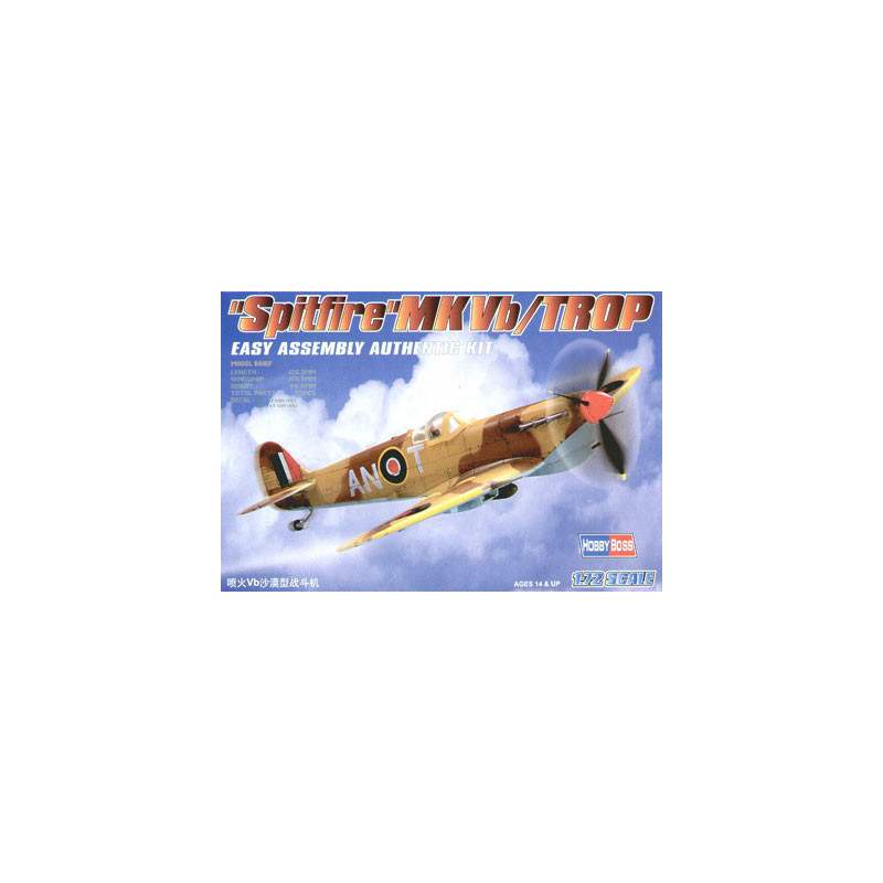 1:72 Hobby Boss 80213 - Spitfire MK.Vb TROP