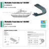 1:35 Trumpeter 02063 - Russian T-80 B/BV/U, 2S 19 Workable Track Links