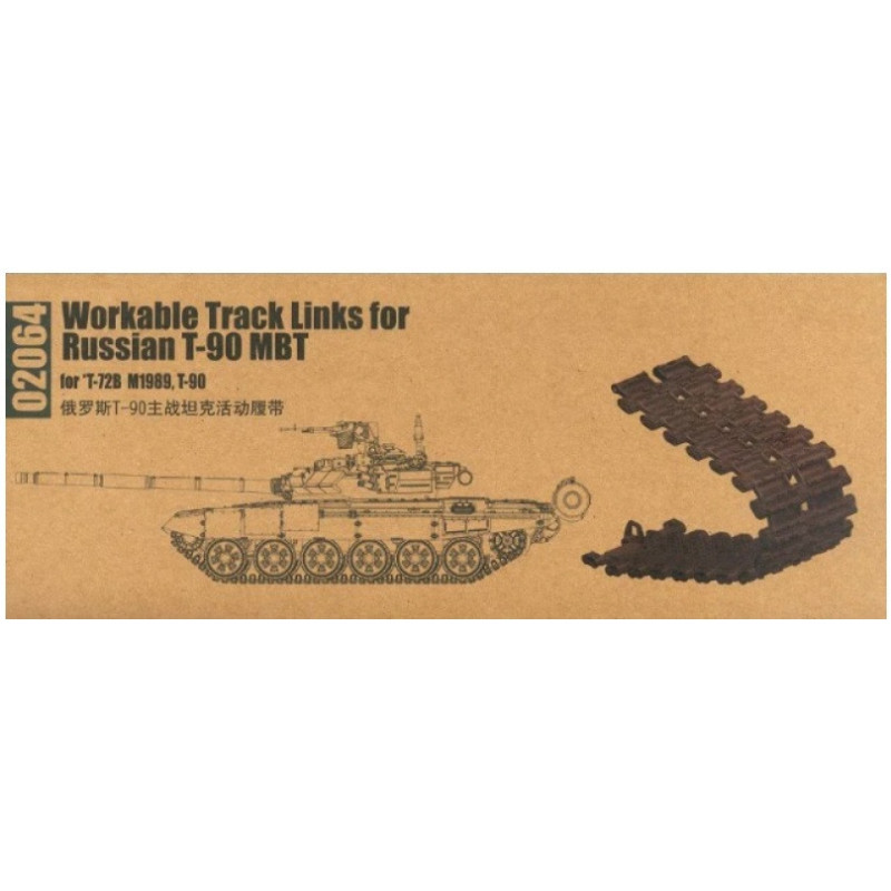 1:35 Trumpeter 02064 - Russian T-90 tank Workable Track Links