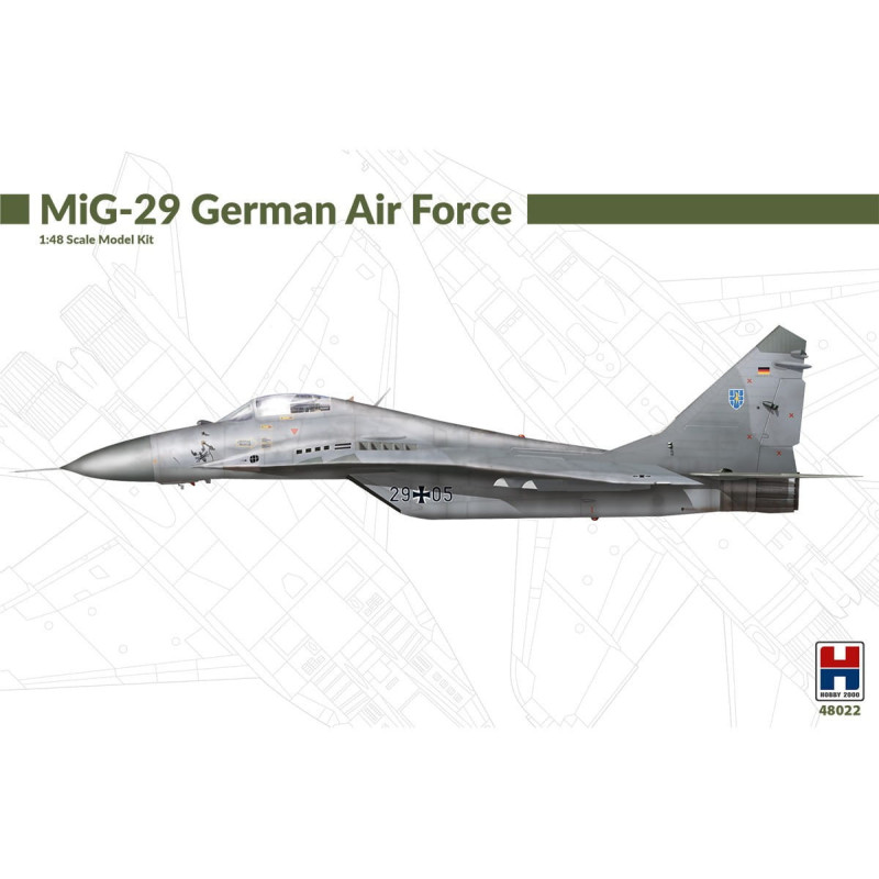1:48 Hobby 2000 H2K48022 - MiG-29 German Air Force (ex ACADEMY)