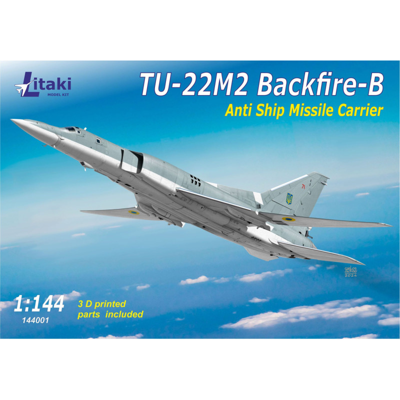 1:144 Litaki 144001 - Tu-22 M2 Backfire-B – Anti-Ship Missile Carrier