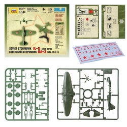 1:144 Zvezda 6125 Советский штурмовик Ил-2 (обр. 1941)