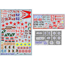 1:72 Begemot Decals 72-015 - Mikoyan MiG-25