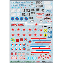 1:72 Begemot Decals 72-020 - Микоян МиГ-21, часть 3