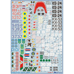 1:72 Begemot Decals 72-040 - Сухой Су-24
