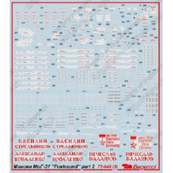 1:72 Begemot Decals 72-046 - Микоян МиГ-31, часть 2