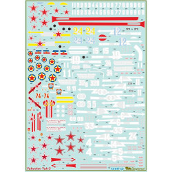 1:72 Begemot Decals 72-047 - Яковлев Як-3