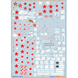 1:72 Begemot Decals 72-051 - Яковлев Як-7