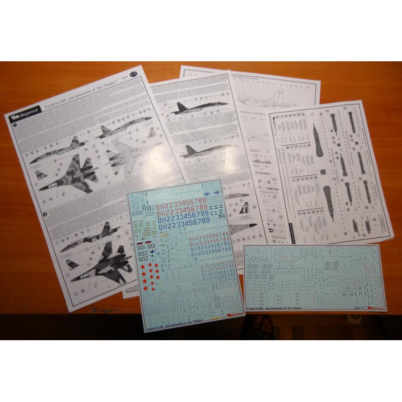 1:72 Begemot Decals 72-055 - Сухой Су-35С