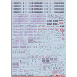 1:72 Begemot Decals 72-067 - Sukhoi Su-34