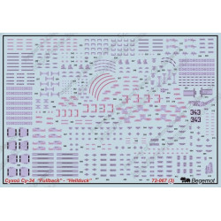 1:72 Begemot Decals 72-067 - Sukhoi Su-34