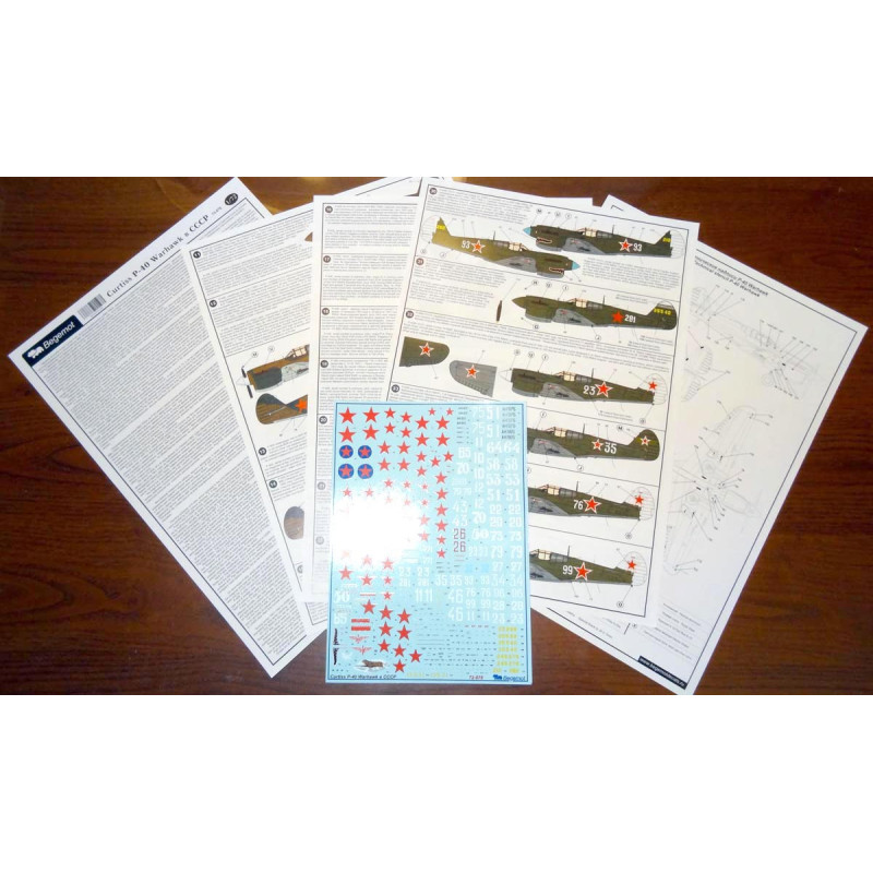 1:72 Begemot Decals 72-078 - Curtiss P-40 в СССР