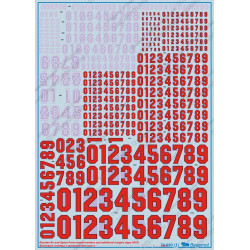 1:72 Begemot Decals 72-080 - Бортовые Номера и надписи ВКС России образца 2018 года