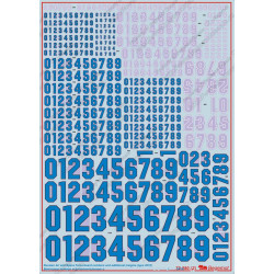 1:72 Begemot Decals 72-080 - Бортовые Номера и надписи ВКС России образца 2018 года