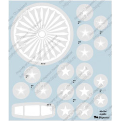 1:48 Begemot Decals 48-004 - Cухой Су-27, часть 1. С масками для окраски.