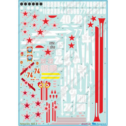 1:48 Begemot Decals 48-025 - Яковлев Як-3